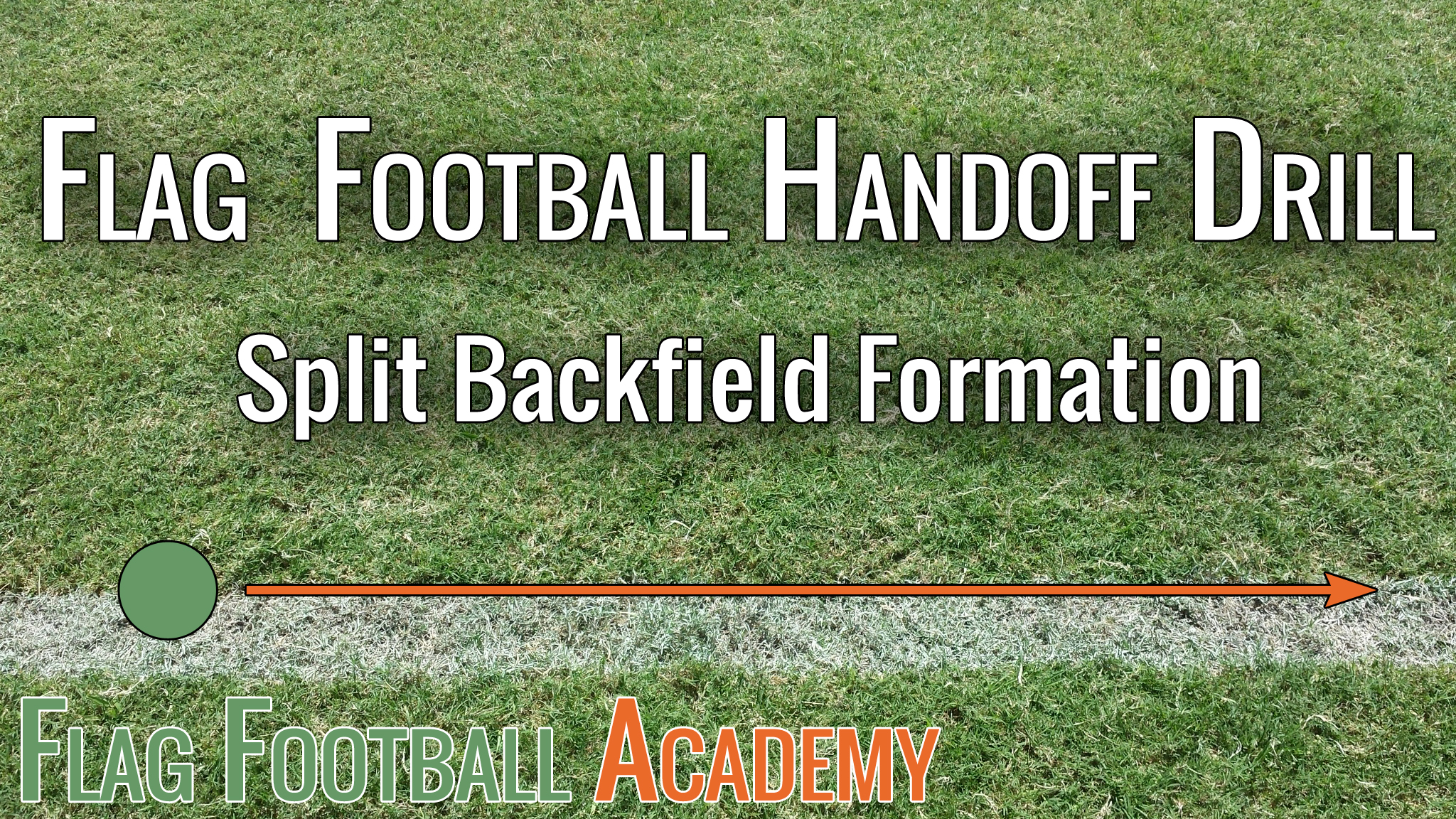 Split Backfield Handoff Drill