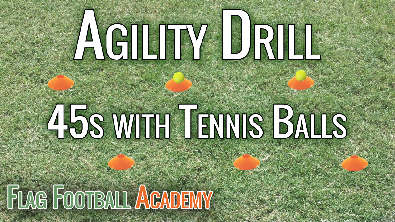 45s with Tennis Balls – Speed and Agility Drill